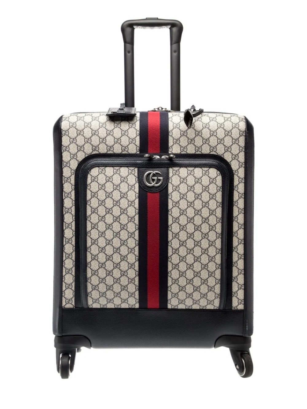 Brand New Authentic GUCCI GG Supreme Monogram Textured Calfskin Canvas Carry-on
